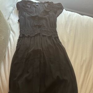 Old Navy Black Midi Dress